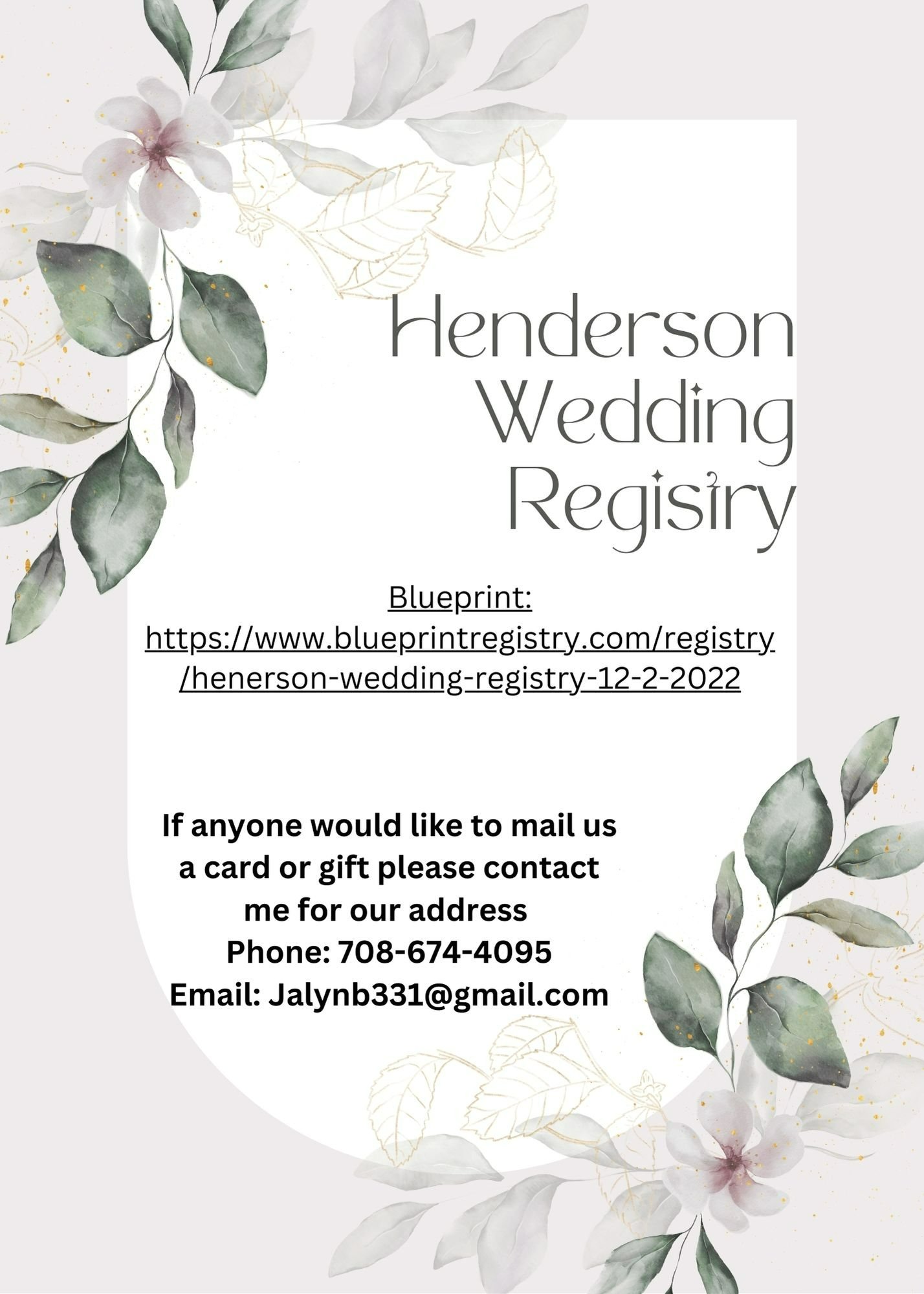 Wedding Registry